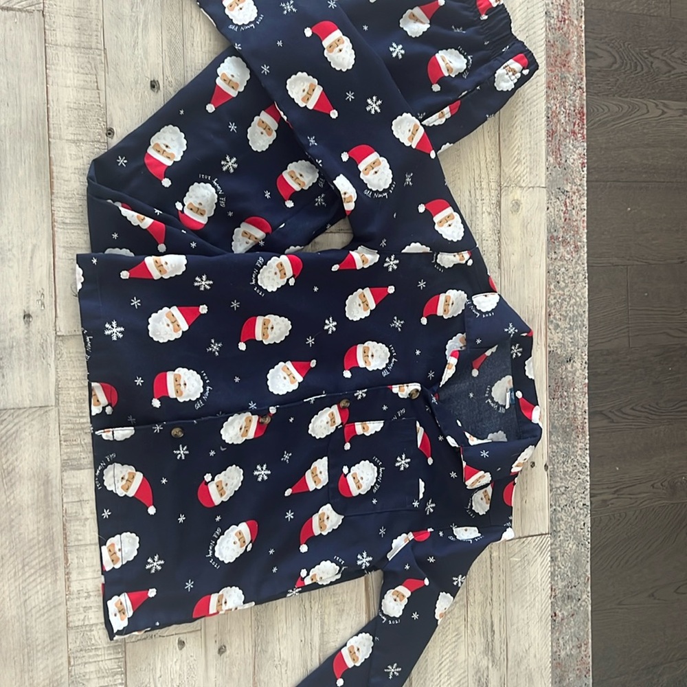 Old Navy Santa pj set